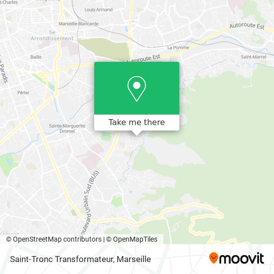 Saint-Tronc Transformateur map