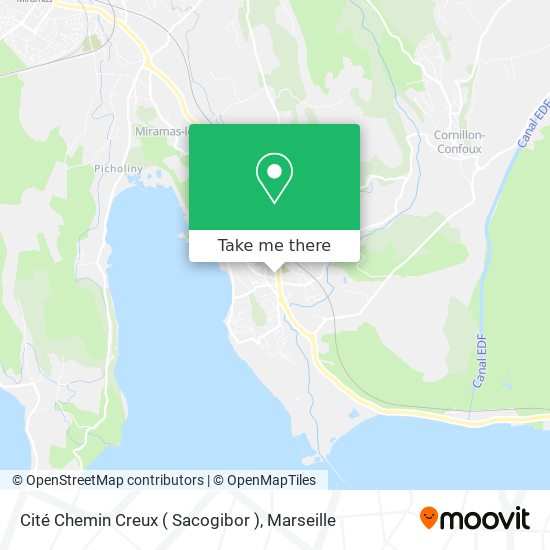 Cité Chemin Creux ( Sacogibor ) map