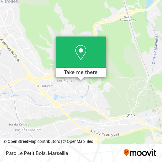 Parc Le Petit Bois map