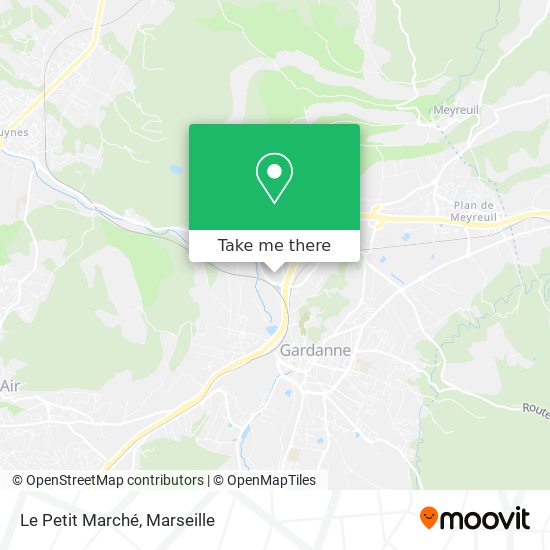 Le Petit Marché map