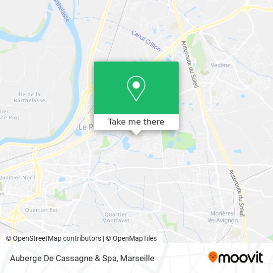 Auberge De Cassagne & Spa map