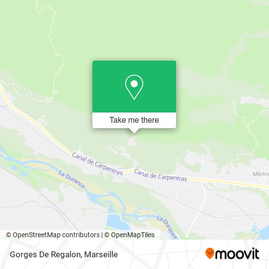 Gorges De Regalon map