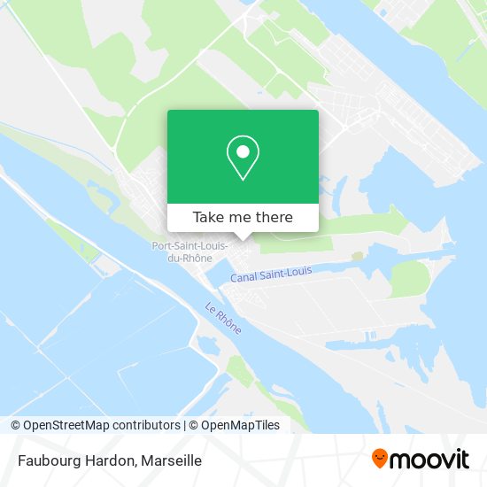 Mapa Faubourg Hardon