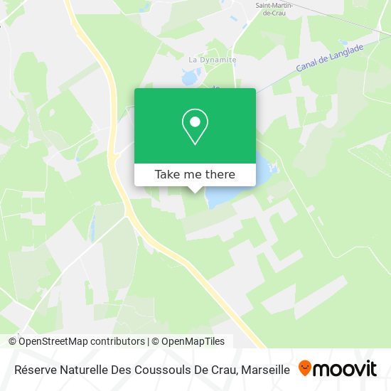 Réserve Naturelle Des Coussouls De Crau map