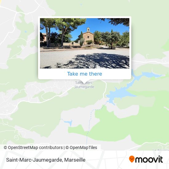 Saint-Marc-Jaumegarde map