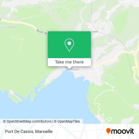 Mapa Port De Cassis