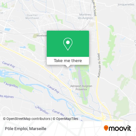 Pôle Emploi map
