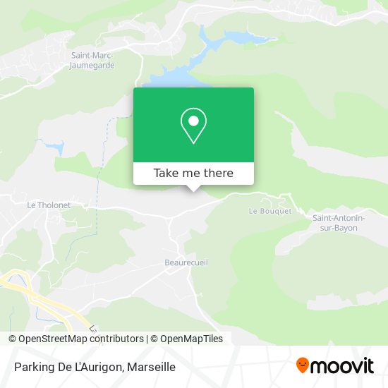 Parking De L'Aurigon map