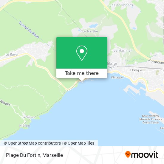 Plage Du Fortin map