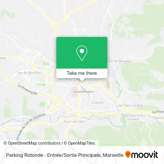 Parking Rotonde - Entrée / Sortie Principale map
