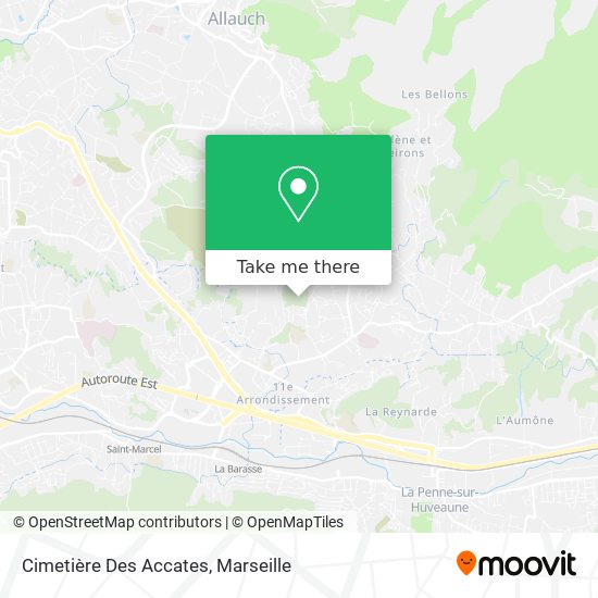 Cimetière Des Accates map