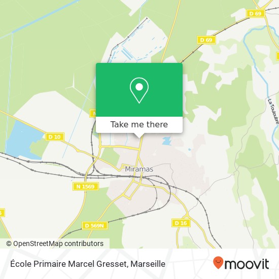 Mapa École Primaire Marcel Gresset