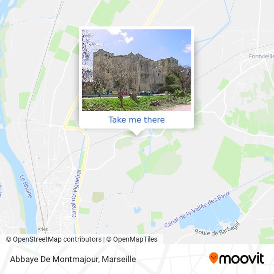 Abbaye De Montmajour map