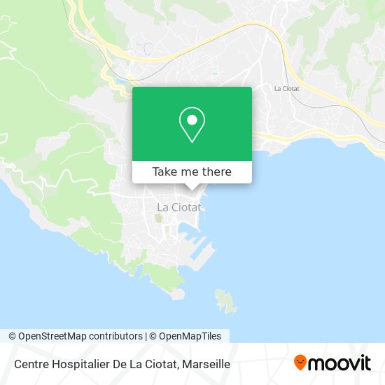 Centre Hospitalier De La Ciotat map