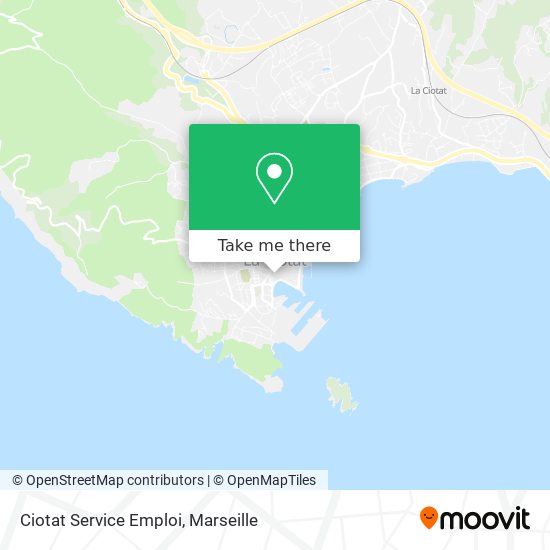 Ciotat Service Emploi map