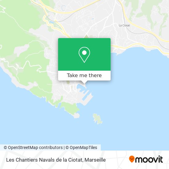 Les Chantiers Navals de la Ciotat map