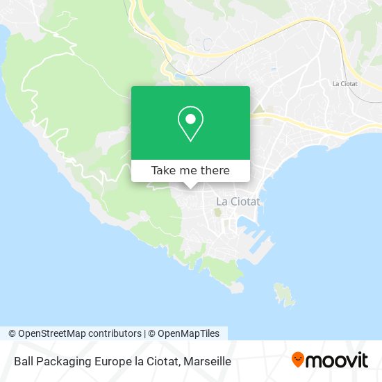 Mapa Ball Packaging Europe la Ciotat