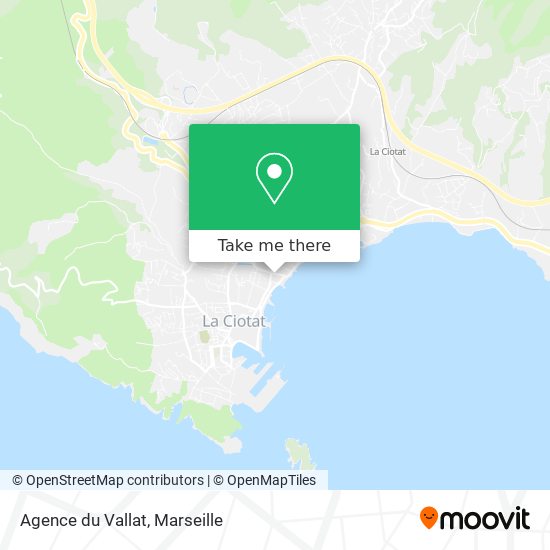 Mapa Agence du Vallat