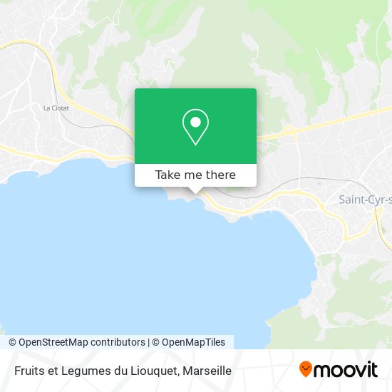 Mapa Fruits et Legumes du Liouquet