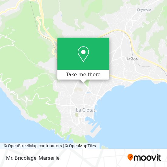 Mr. Bricolage map