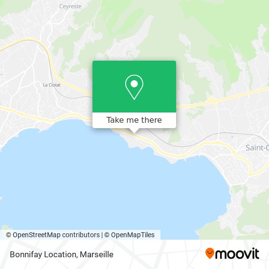Mapa Bonnifay Location