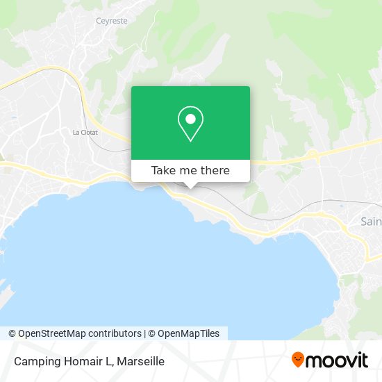 Mapa Camping Homair L