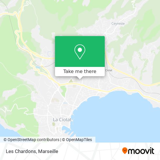 Les Chardons map