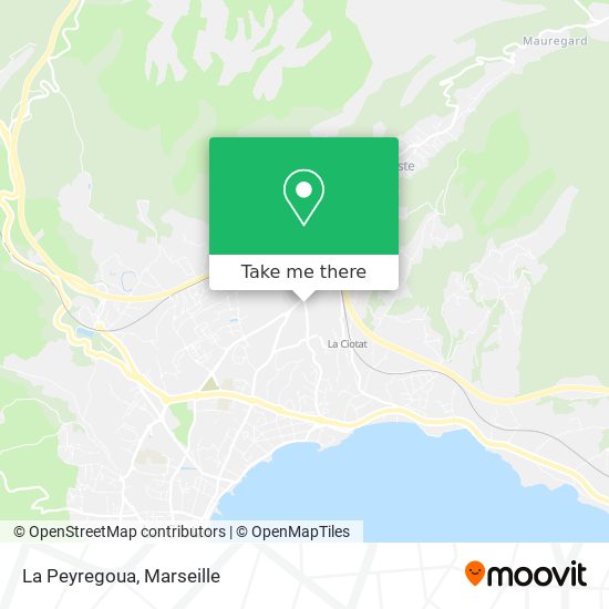 La Peyregoua map