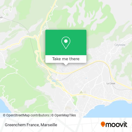 Mapa Greenchem France