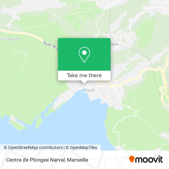 Centre de Plongee Narval map