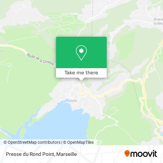 Presse du Rond Point map