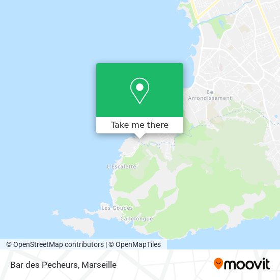 Mapa Bar des Pecheurs