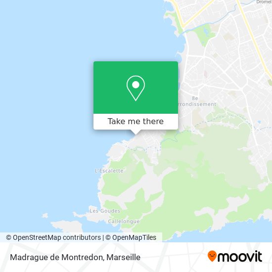 Madrague de Montredon map