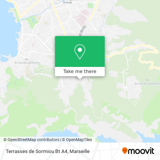 Terrasses de Sormiou Bt A4 map