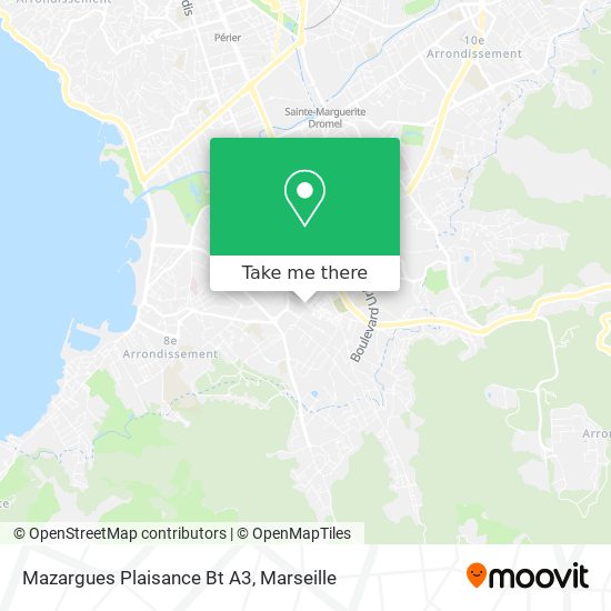 Mazargues Plaisance Bt A3 map