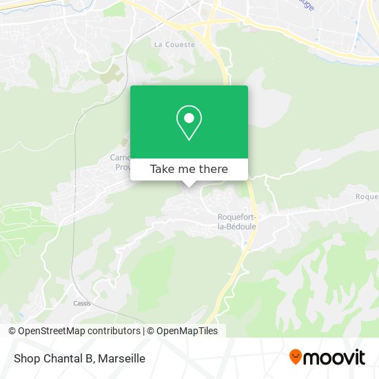 Shop Chantal B map