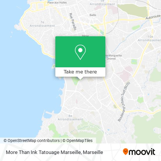 More Than Ink Tatouage Marseille map