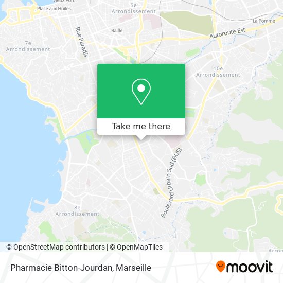 Pharmacie Bitton-Jourdan map