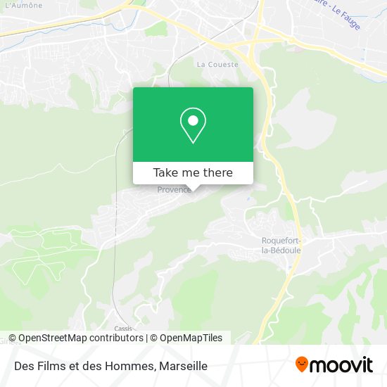Des Films et des Hommes map