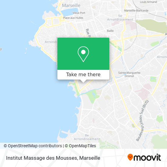 Mapa Institut Massage des Mousses