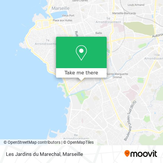 Mapa Les Jardins du Marechal