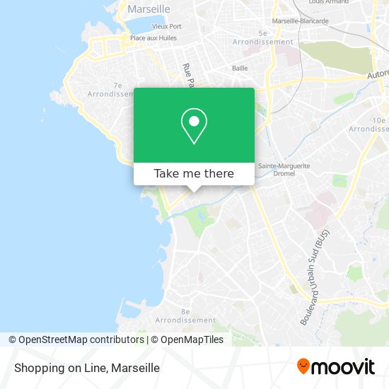 Mapa Shopping on Line