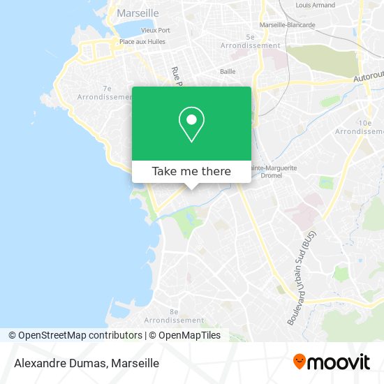 Mapa Alexandre Dumas