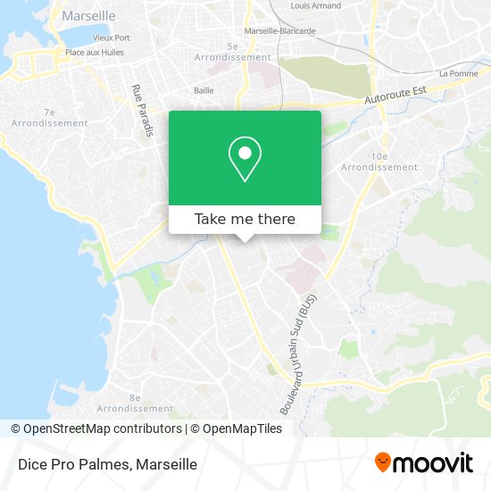Dice Pro Palmes map