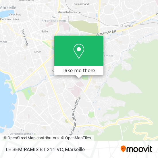 LE SEMIRAMIS BT 211 VC map