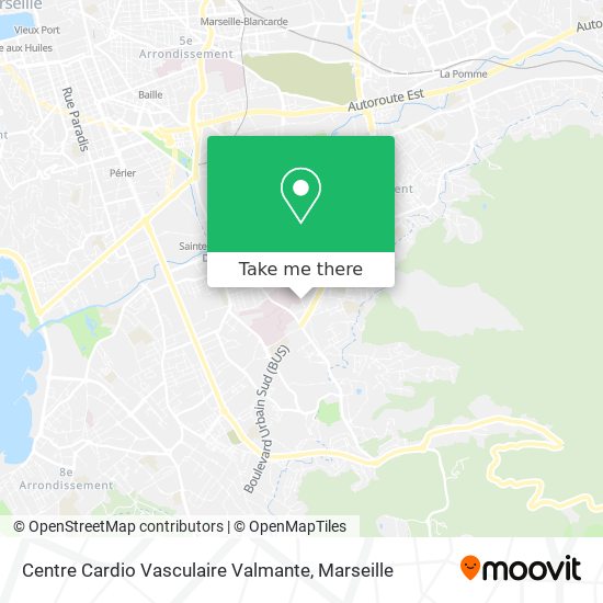 Centre Cardio Vasculaire Valmante map