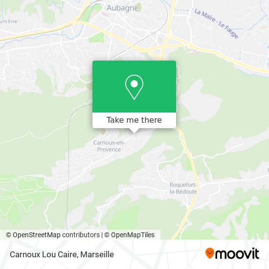 Carnoux Lou Caire map