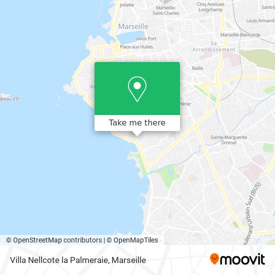 Villa Nellcote la Palmeraie map