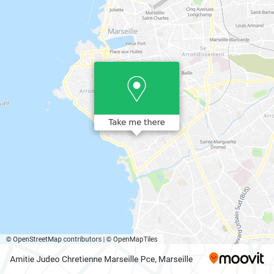 Amitie Judeo Chretienne Marseille Pce map