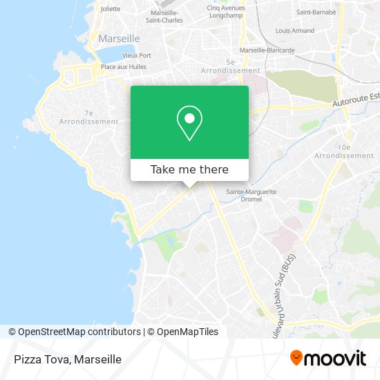 Pizza Tova map